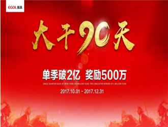 11月29日下午，易高“大干90天，單季破2億”收官動員會在總部合肥召開