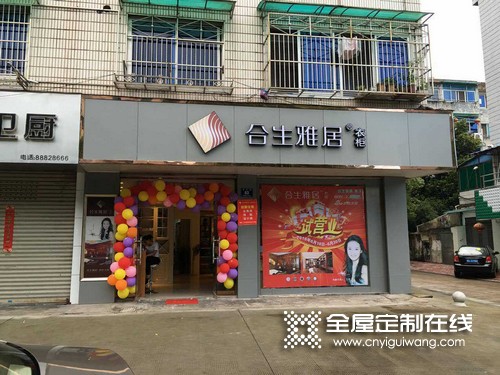 合生雅居全屋定制浙江金華蘭溪專賣店