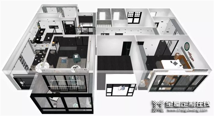 合生雅居全屋定制案例賞析，演繹現(xiàn)代都市精致生活！