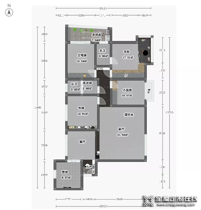 合生雅居全屋定制案例賞析，詮釋現(xiàn)代風(fēng)格的摩登時尚