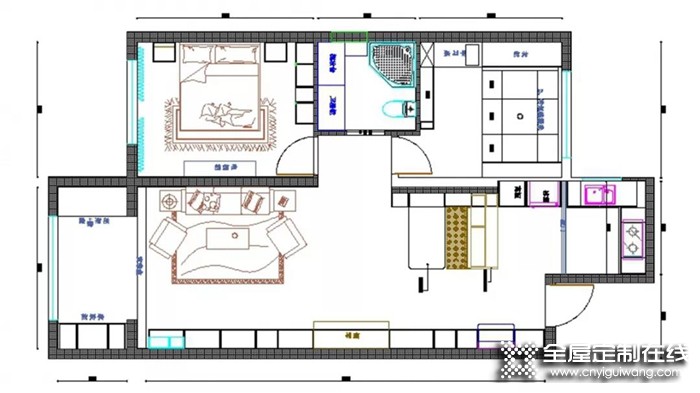 展志天華都市陽光改造小兩居，增加空間20%利用率