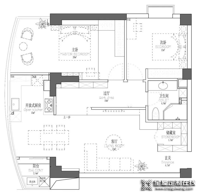 你家的顏值有救了，照搬帥太這套92㎡現(xiàn)代兩居室案例就行