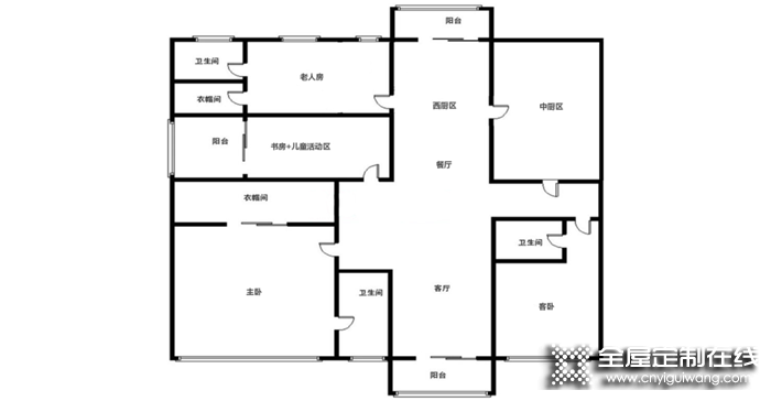 我樂(lè)改造的大平層，一家三代都滿(mǎn)意！