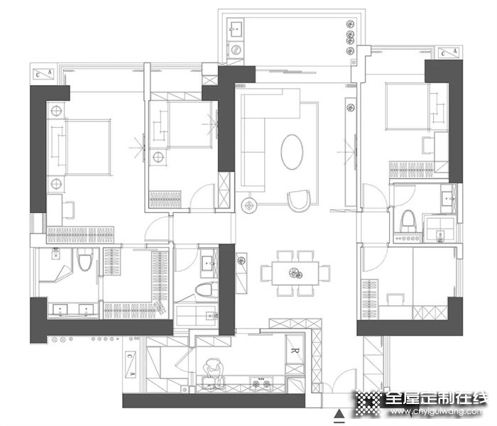 米索全屋定制 | 訴說(shuō)著溫馨空間，令空間更顯舒適感