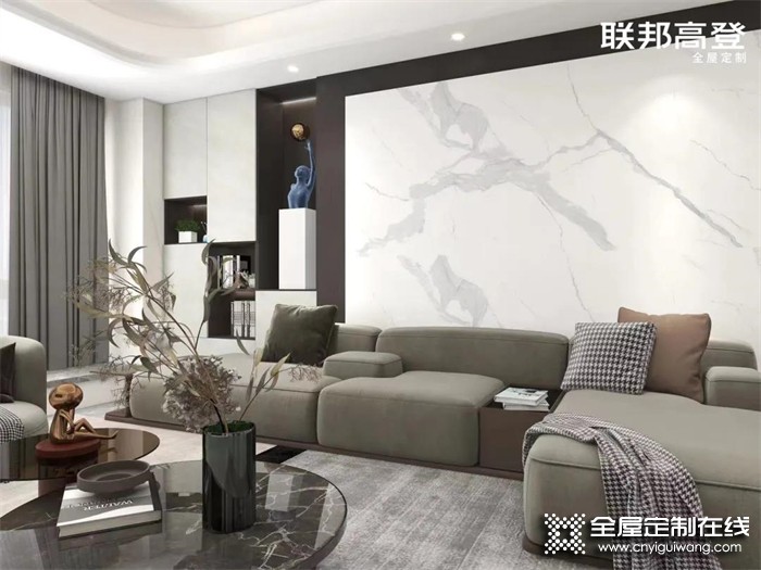 聯(lián)邦高登全屋定制案例欣賞|174m²輕奢風(fēng)，舒適與自在交融