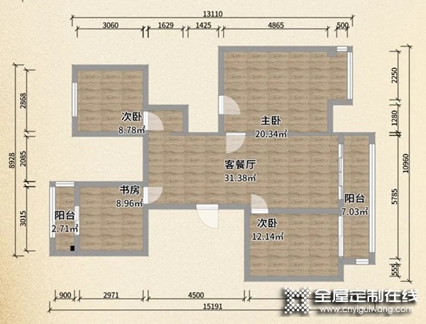 帥太全屋定制|90㎡小戶型，現(xiàn)代輕奢風也能安排上！