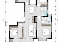 志邦全屋定制120m2新中式,進(jìn)門眼前一亮