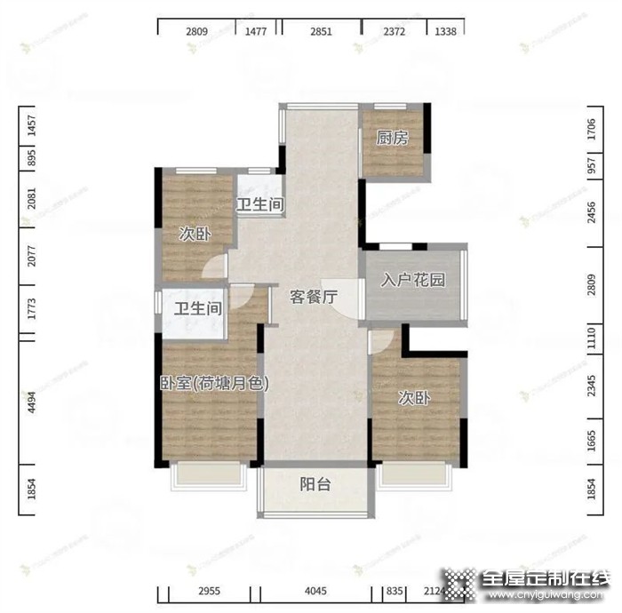 兔寶寶全屋定制設(shè)計(jì)分享丨144㎡新中式，春意盎然的東方韻味