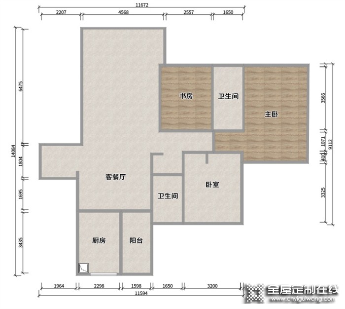 勞卡全屋定制 120㎡現(xiàn)代輕奢三房，空間“0”閑置，看完想住進(jìn)她家