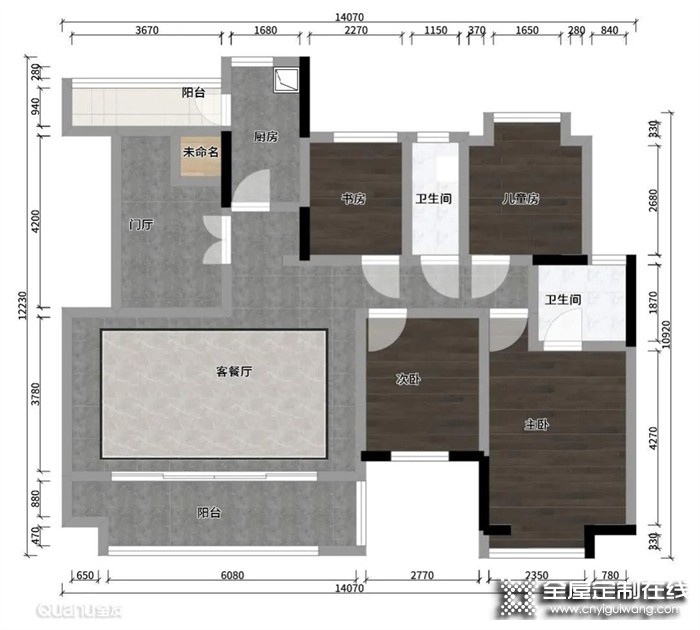 效果圖VS實景圖 | 全友全屋定制138㎡四居1:1神還原，業(yè)主進門直接傻眼！