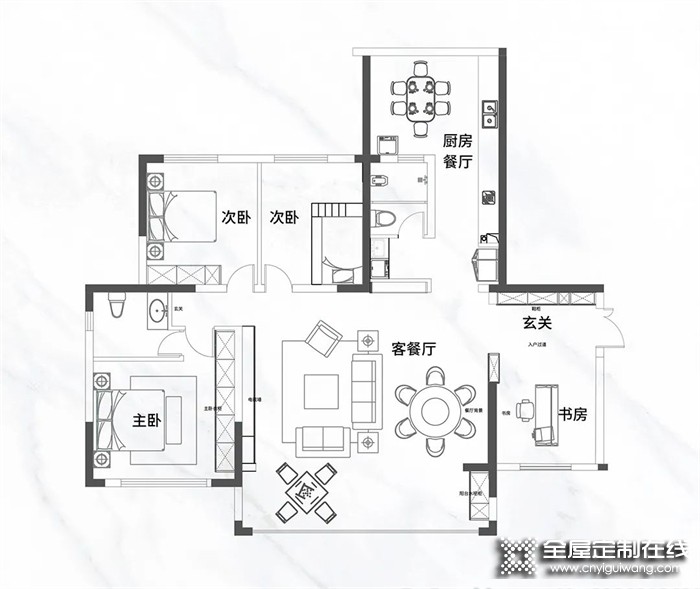 我為瑪格代言丨145㎡花甲奶奶的新家，輕奢高級，兒孫們都想賴著不走~