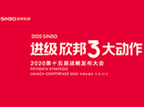 “進(jìn)級·欣邦3大動(dòng)作”2020第十五屆戰(zhàn)略發(fā)布大會