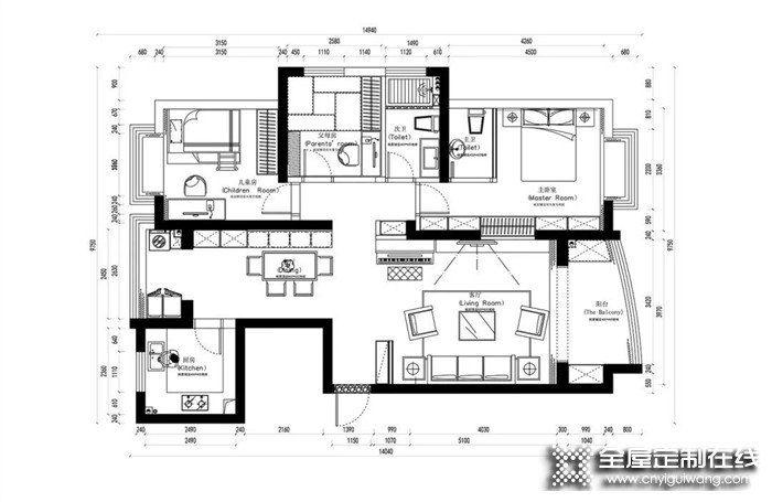 拉迷全屋定制小區(qū)案例 | 東源名都91㎡· 在時尚美學中構建充滿現(xiàn)代氣息的生活港灣